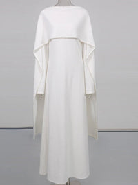 Abaya mit Perlenbesatz