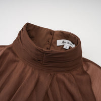 Minivestido de tul fruncido Jade Brown