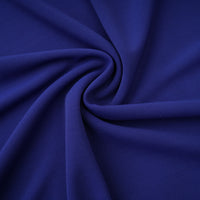 Vestido largo Éva azul drapeado fruncido