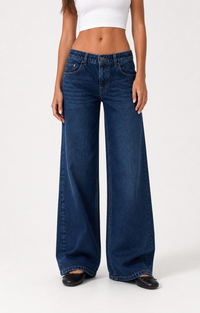 Low Waist Wide Leg – Deep Navy