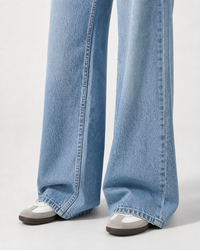 Low Waist Wide Leg – Pale Indigo