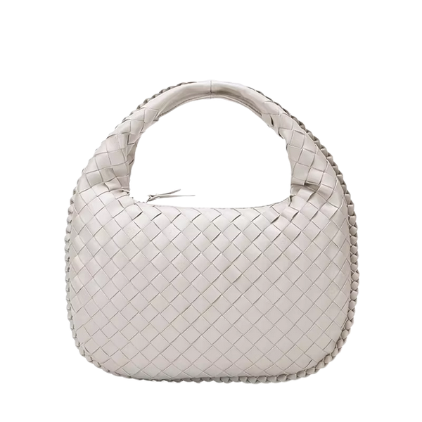 Shell Weave Mini Bag Creme