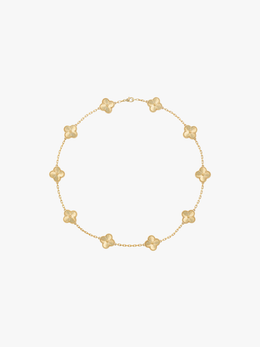Collar de oro en capas