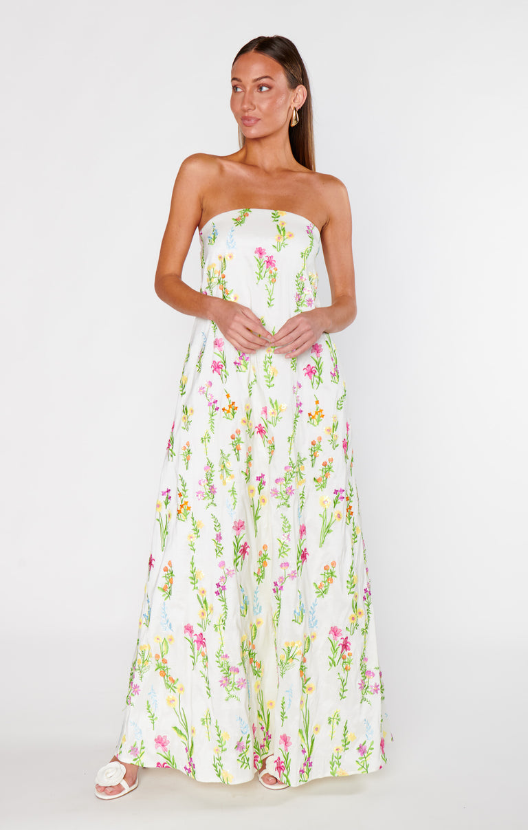 Vestido jardín floral