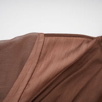 Minivestido de tul fruncido Jade Brown