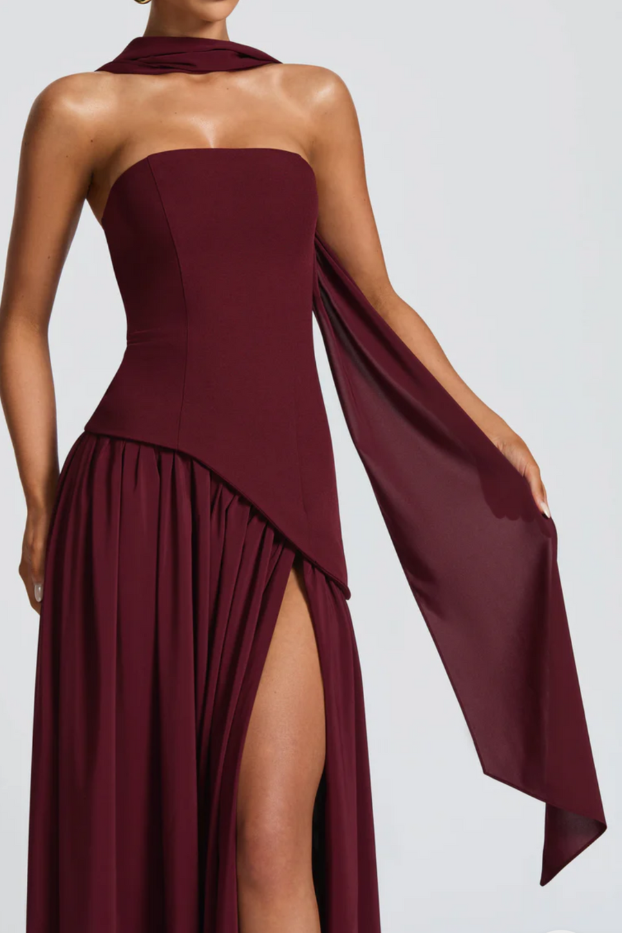 Vestido largo clásico