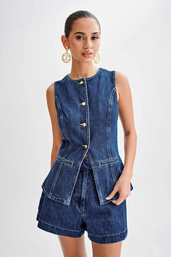 Conjunto de dos piezas de denim